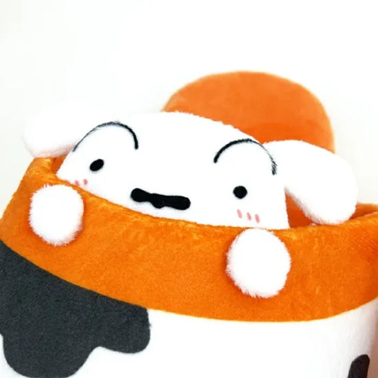 【日本正版】蠟筆小新 & 小白 被窩造型室內拖鞋✨超柔軟舒適|暖暖包覆感|小新迷必收!