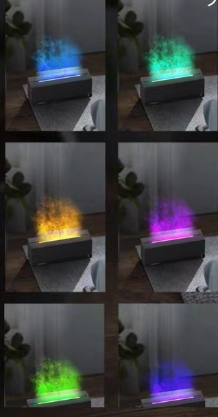 【送禮必備】3D七色仿真火爐加濕器|變到暖笠笠~氣氛MAX!