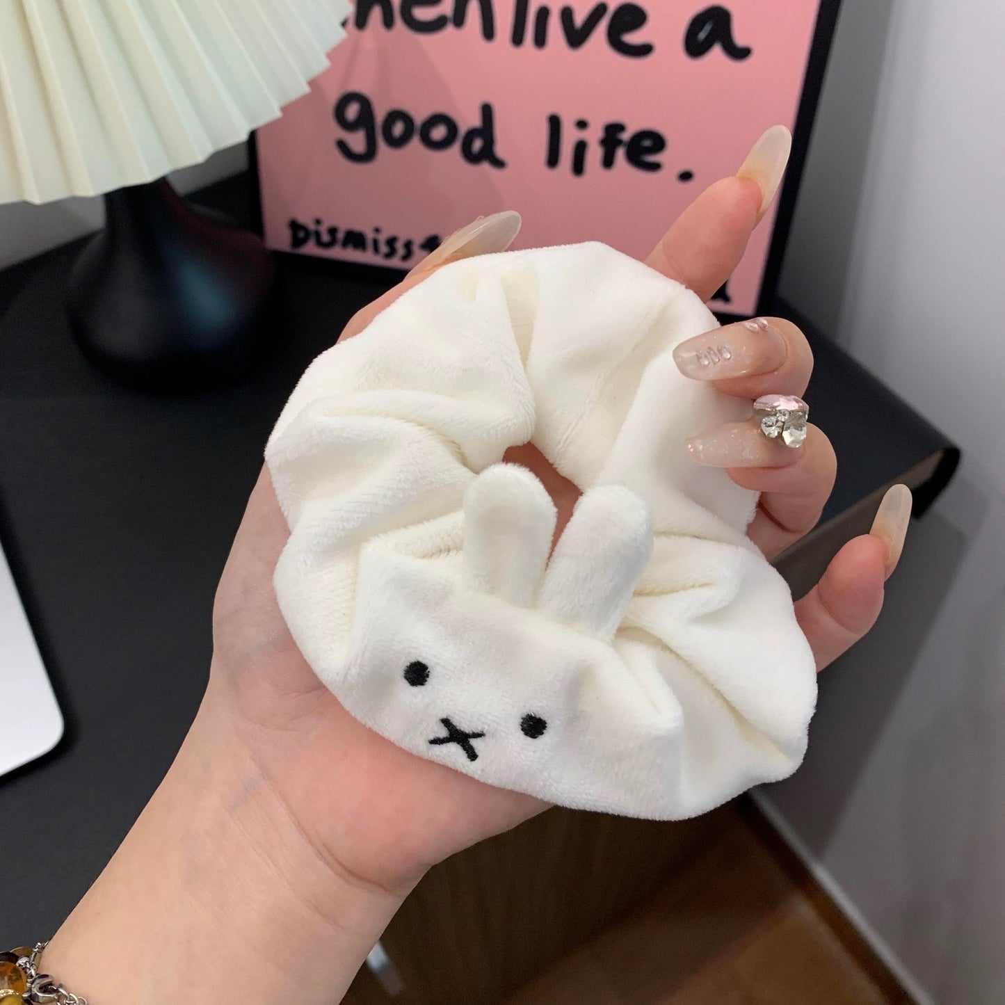 【韓國直運】 Miffy 得意棉質髮圈|簡約可愛日常綁髮必備!