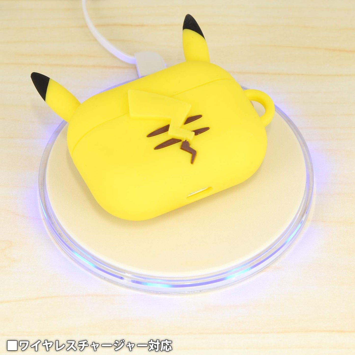 【日本正版】Pokemon AirPods 矽膠保護殼✨防刮耐髒|附掛鍊|Pokemon迷必收!