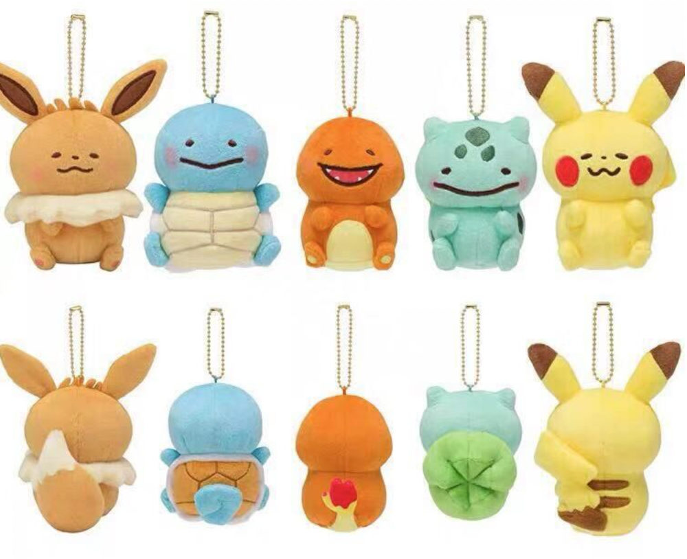 【Pokemon系列】勁搶手一套五款百變怪毛公仔