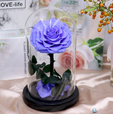 【聖誕限定首10個半價發售】【送禮專用】玫瑰乾花玻璃座|永久保存你的愛意