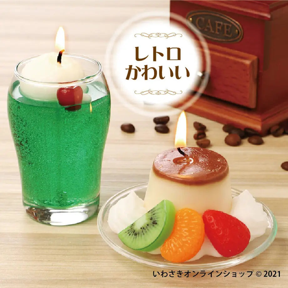 【日本工匠人手製】整蠱系列-超神似布丁甜品、梳打香味蠟燭