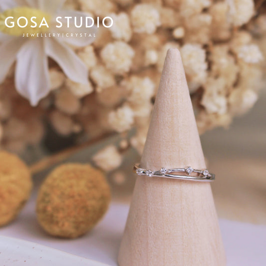 GR005 S925純銀 流星戒指