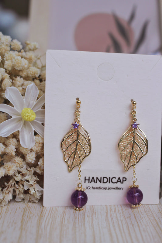 【水晶耳環系列】信心Eileen|S925 純銀