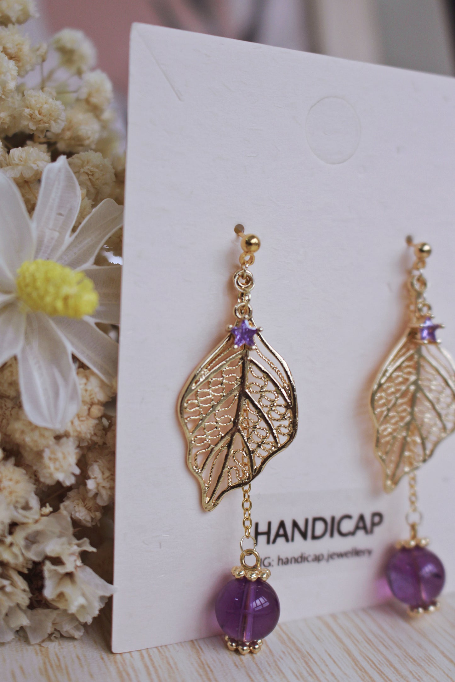 【水晶耳環系列】信心Eileen|S925 純銀