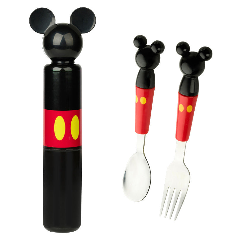 【Disney系列】忠實粉絲、小朋友必備|米奇食飯餐具套裝