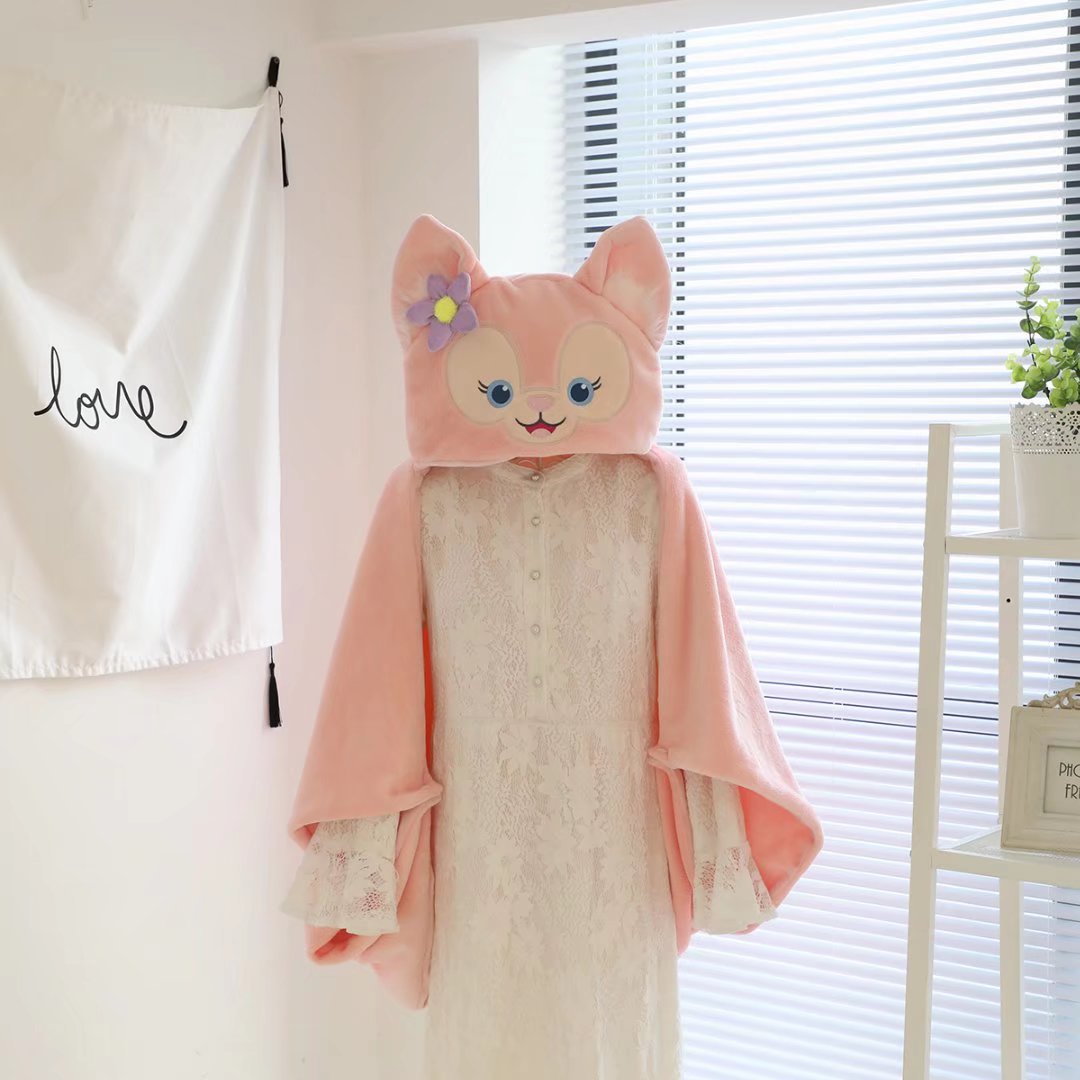 【Duffy披肩睡衣】家居LinaBell連帽連尾睡衣|可愛少女最愛