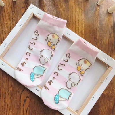 【一套四款角落生襪】超搶手均碼一套四款角落生物襪