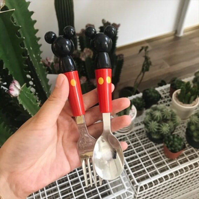 【Disney系列】忠實粉絲、小朋友必備|米奇食飯餐具套裝