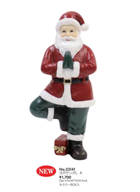【日本直運】趣怪瑜伽聖誕老人|迎接快樂的聖誕節!