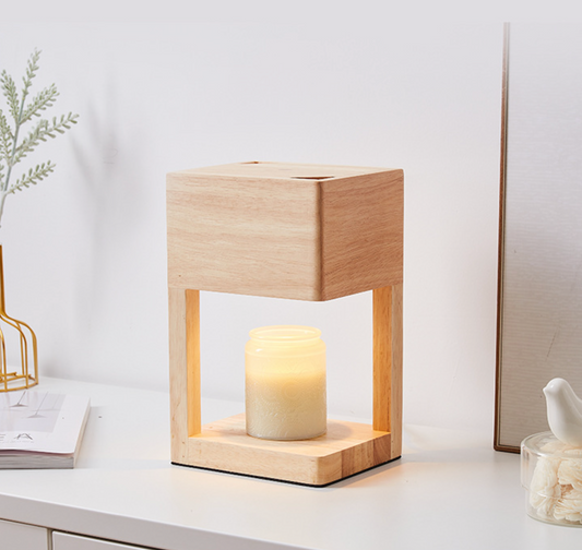 【居家必備】實木香薰燈|柔和光、可做床頭燈!