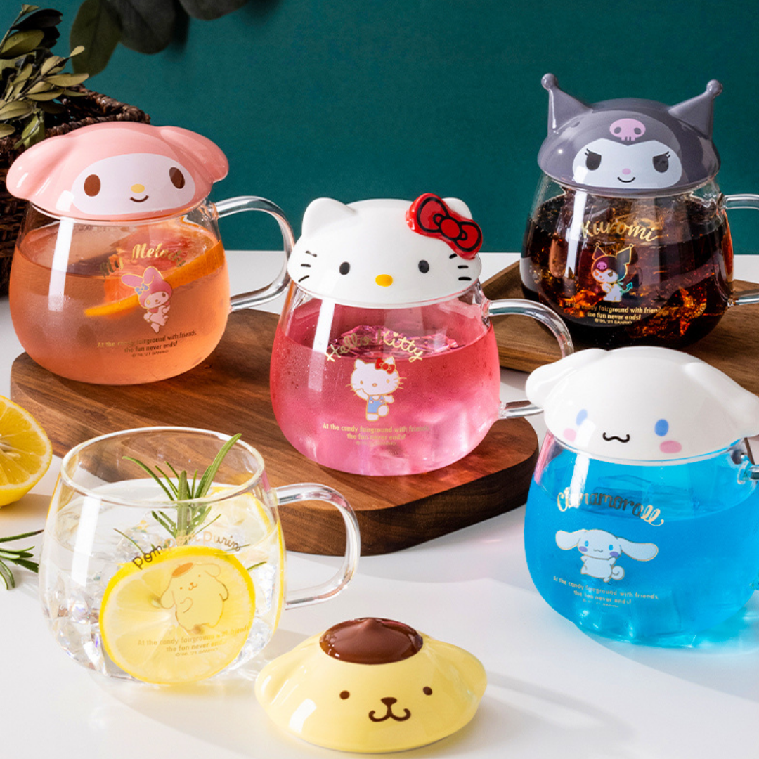 【WFH必用】正版授權Sanrio透明玻璃杯