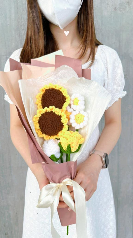 【Gobo x Beaming_Sunlight】本地全人手製作 - 向日葵花束