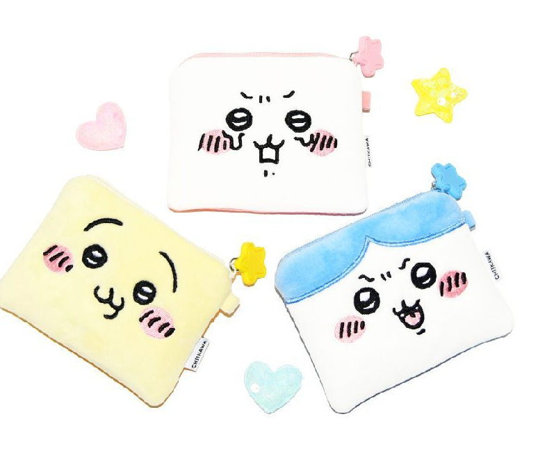 【韓國直運】Chiikawa三款得意迷你收納袋｜軟綿綿手感超可愛！