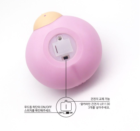 【韓國直運】 蠟筆小新 阿呆 蜜桃造型氣氛小夜燈｜得意療癒夜晚睇住都心情靚！