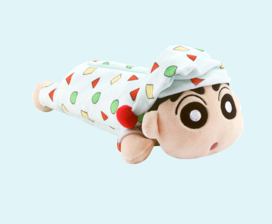 【韓國直運】蜡筆小新造型筆袋 | 超級得意公仔陪你返學返工！