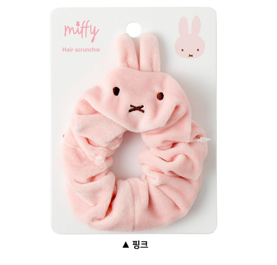 【韓國直運】 Miffy 得意棉質髮圈｜簡約可愛日常綁髮必備！