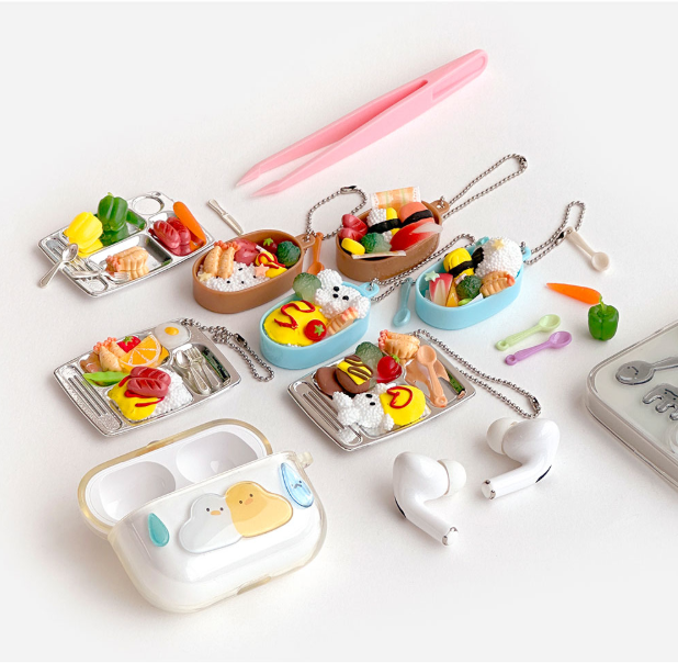 【韓國直運】 午餐盒造型 DIY 鑰匙扣套裝｜得意迷你手作樂趣滿分！