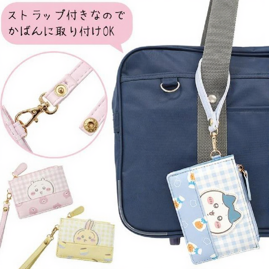 【日本直運】 Chiikawa 散銀卡片包｜得意實用上班上學都啱用！