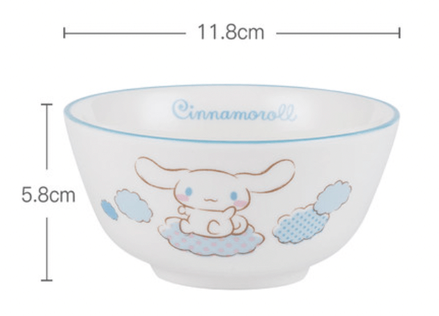 【Sanrio正版】正版Sanrio多款多色可微波陶瓷卡通碗