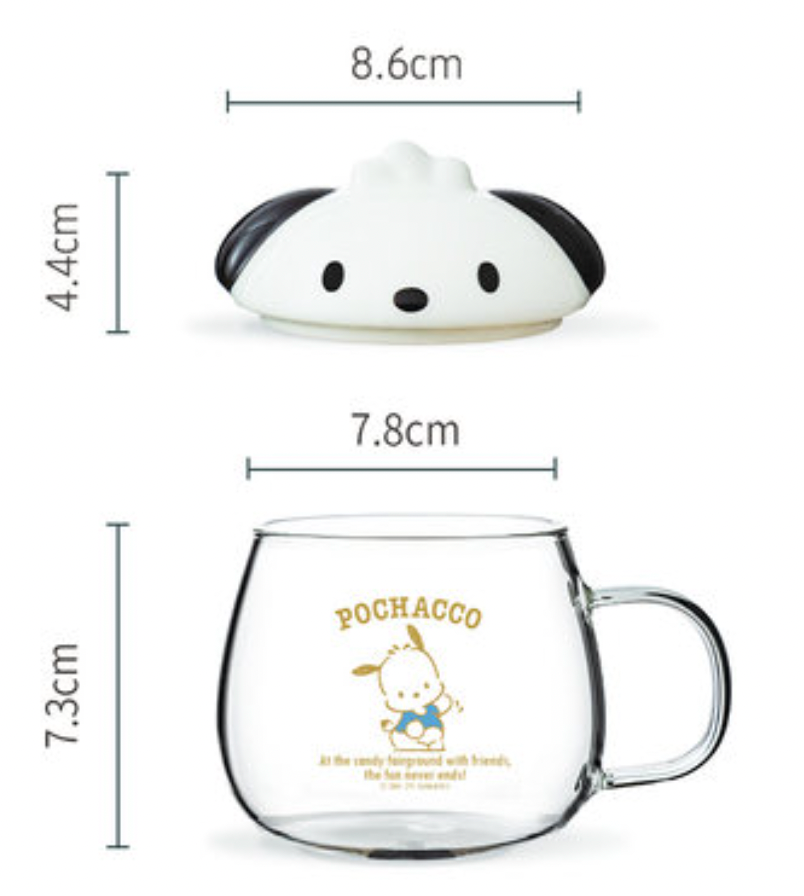 【WFH必用】正版授權Sanrio透明玻璃杯
