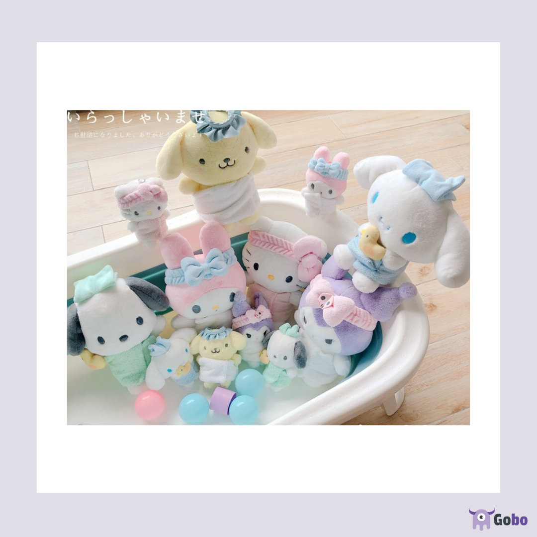 【和風浸溫泉】Sanrio 温泉派對系列掛飾與公仔