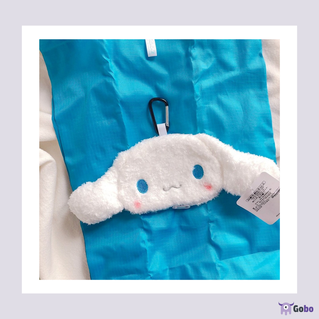 【Sanrio環保系列】大頭卡通方便摺叠環保購物袋