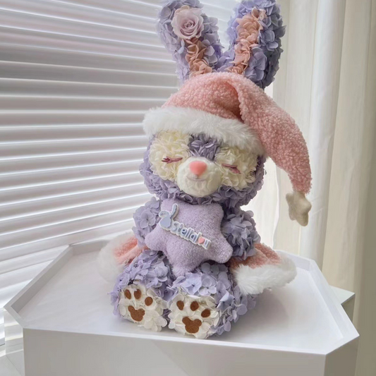 【永生花系列】Duffy & Friends系列超巨型永生花|最啱節日送畀女朋友