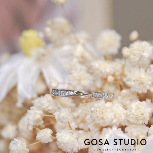 GR008 925純銀 扭紋戒指