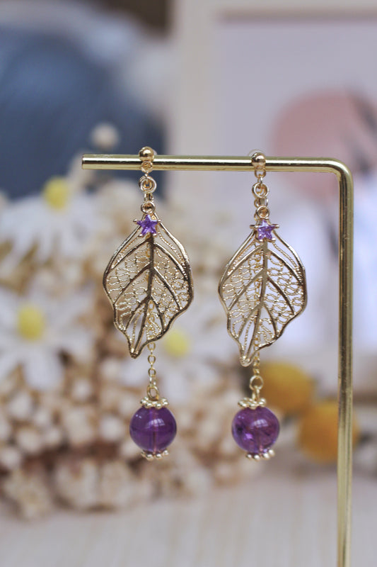 【水晶耳環系列】信心Eileen|S925 純銀