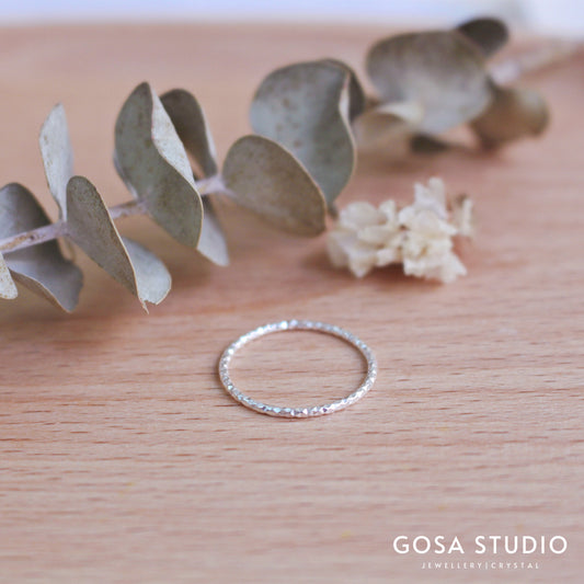 GR017 S925純銀 幼菱形戒指