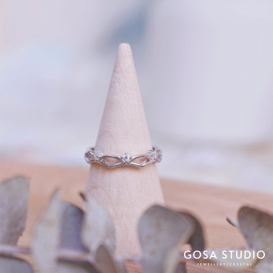 GR018 S925純銀 皇冠戒指