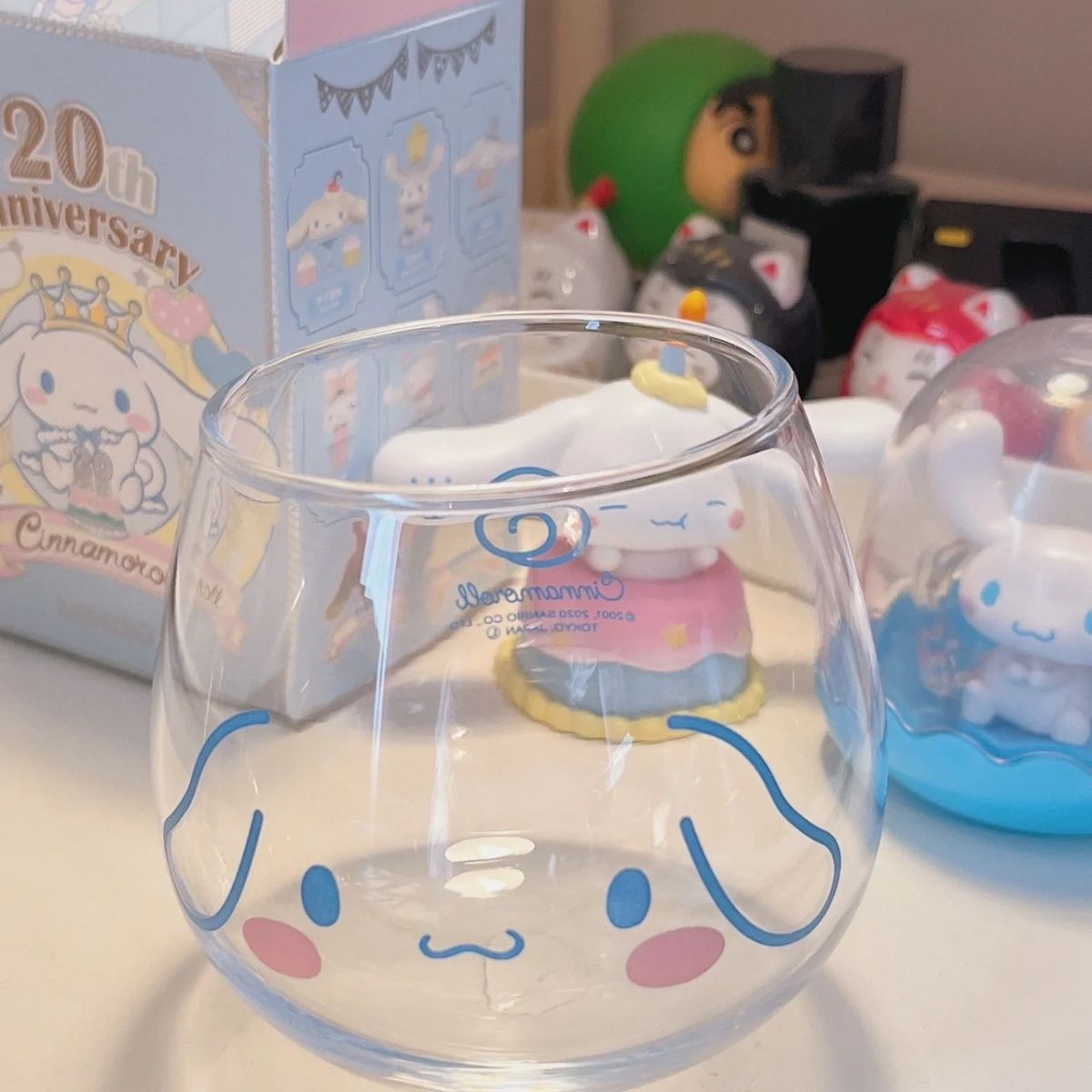 【Sanrio系列】不倒翁型玻璃杯｜多款選擇！超可愛！