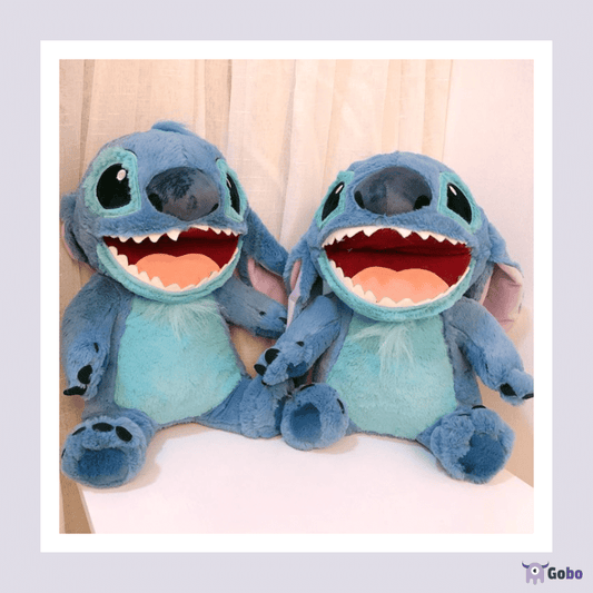 【正版授權】巨大史迪仔40cm毛茸茸公仔